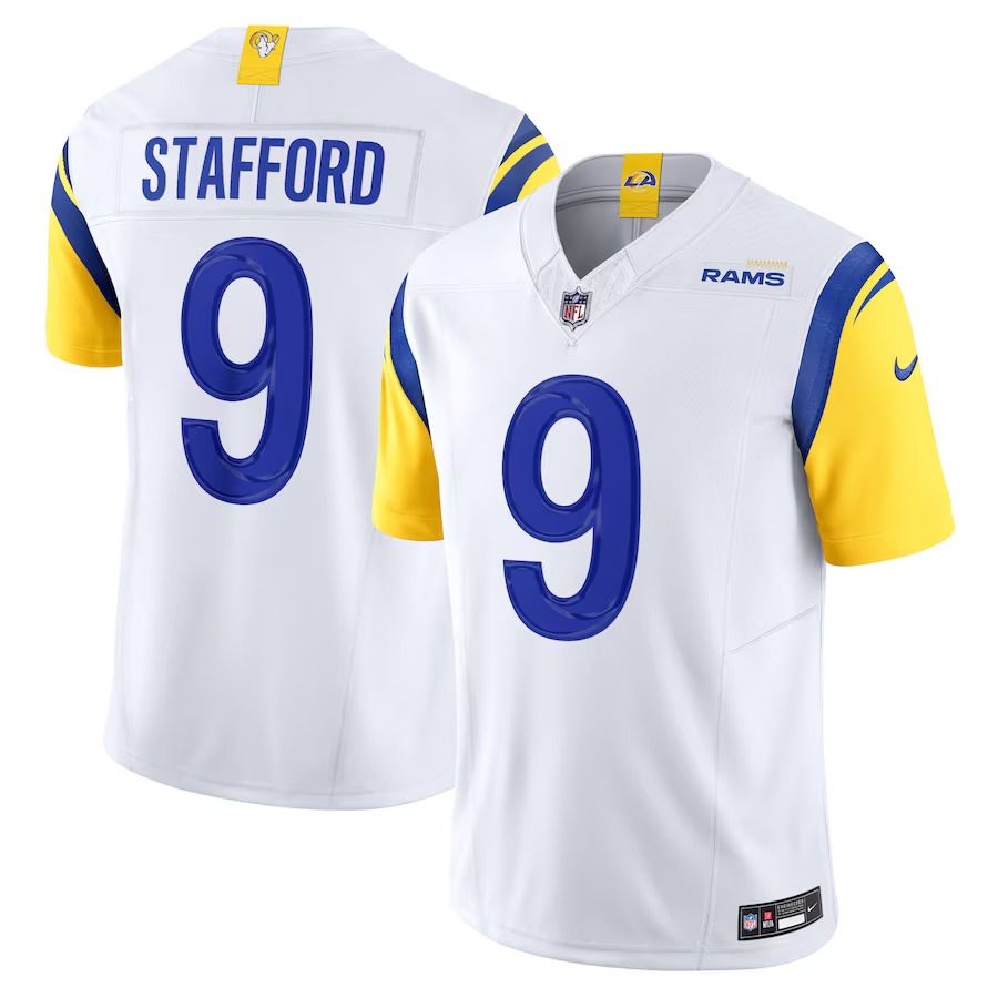 Men Los Angeles Rams #9 Matthew Stafford Nike White Vapor F.U.S.E. Limited NFL Jersey->oakland raiders->NFL Jersey